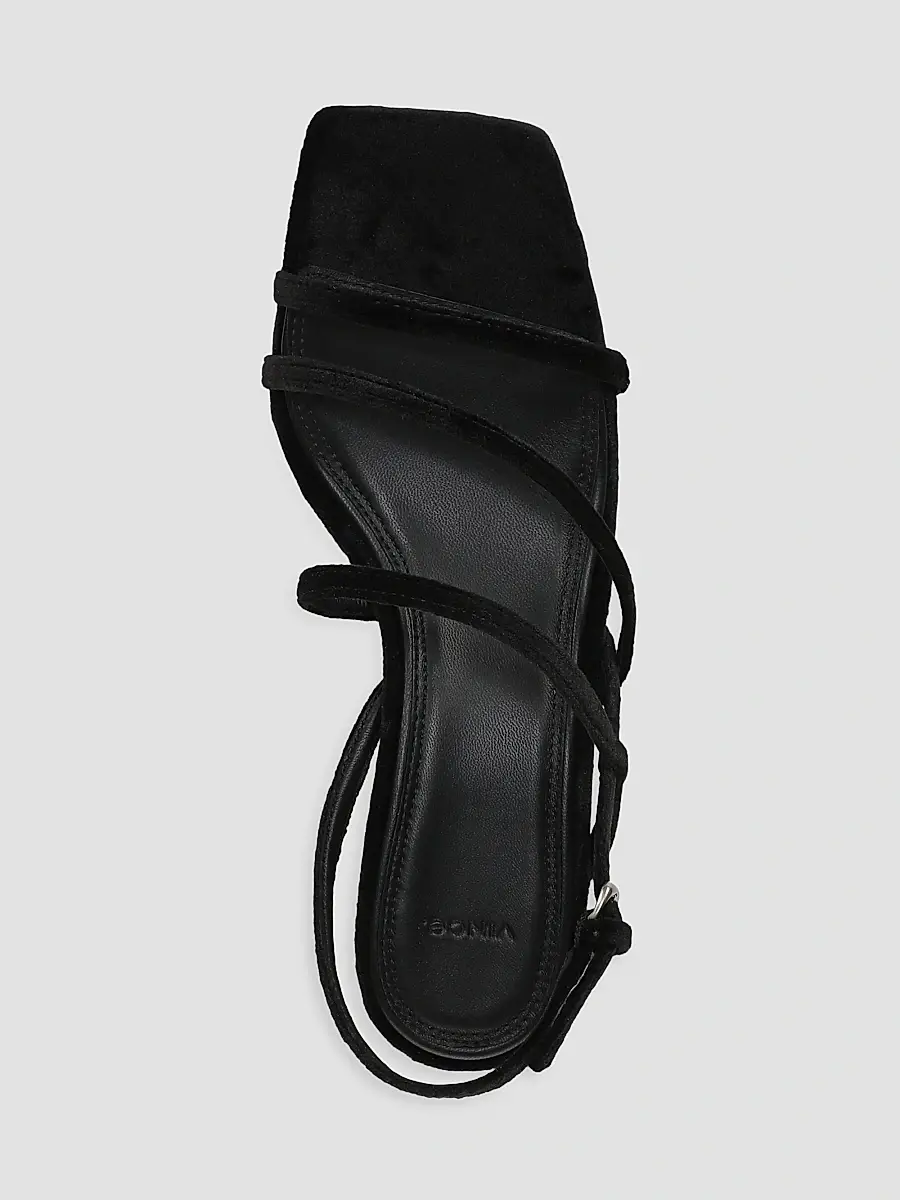 Vince Women's Tania 45MM Velvet Slingback Sandals | Thumbnail 4 Vince Women's Tania 45MM Velvet Slingback Sandals | Thumbnail 4