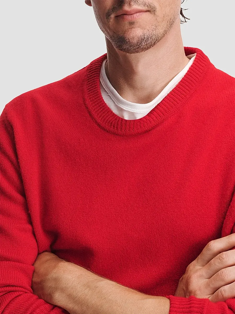 rag & bone Men's Vernon Cashmere Crewneck Sweater | Thumbnail 4 rag & bone Men's Vernon Cashmere Crewneck Sweater | Thumbnail 4