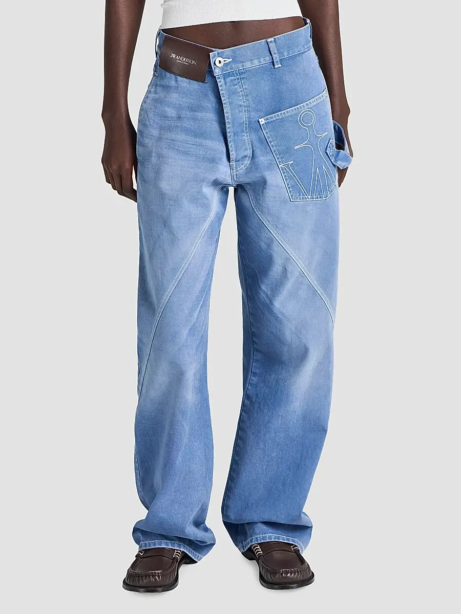 JW Anderson Women's Twisted Workwear Jeans | Thumbnail 2 JW Anderson Women's Twisted Workwear Jeans | Thumbnail 2