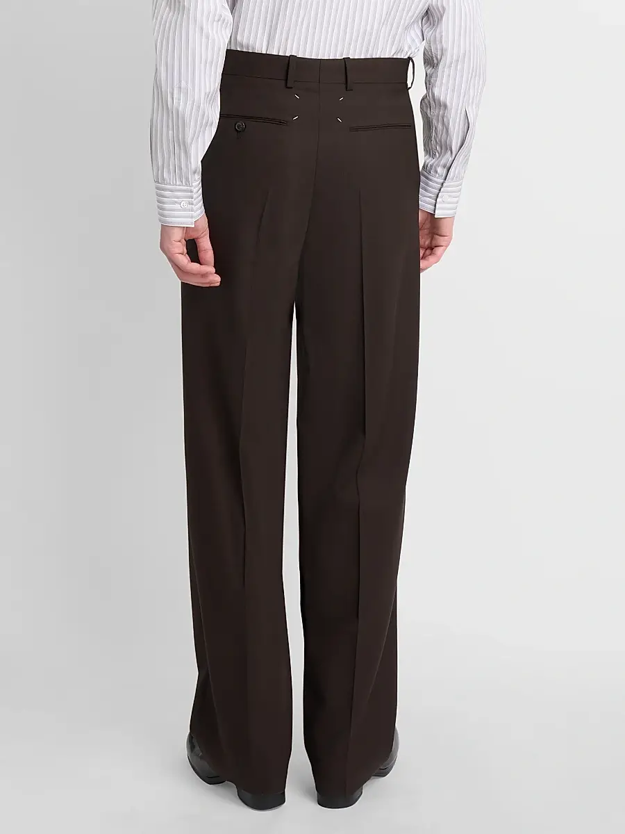 Maison Margiela Men's Wool Trousers | Thumbnail 3