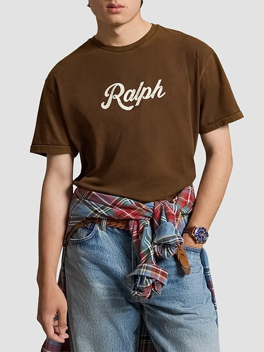 Polo Ralph Lauren Men's Logo Crewneck T-Shirt | Thumbnail 4 Polo Ralph Lauren Men's Logo Crewneck T-Shirt | Thumbnail 4