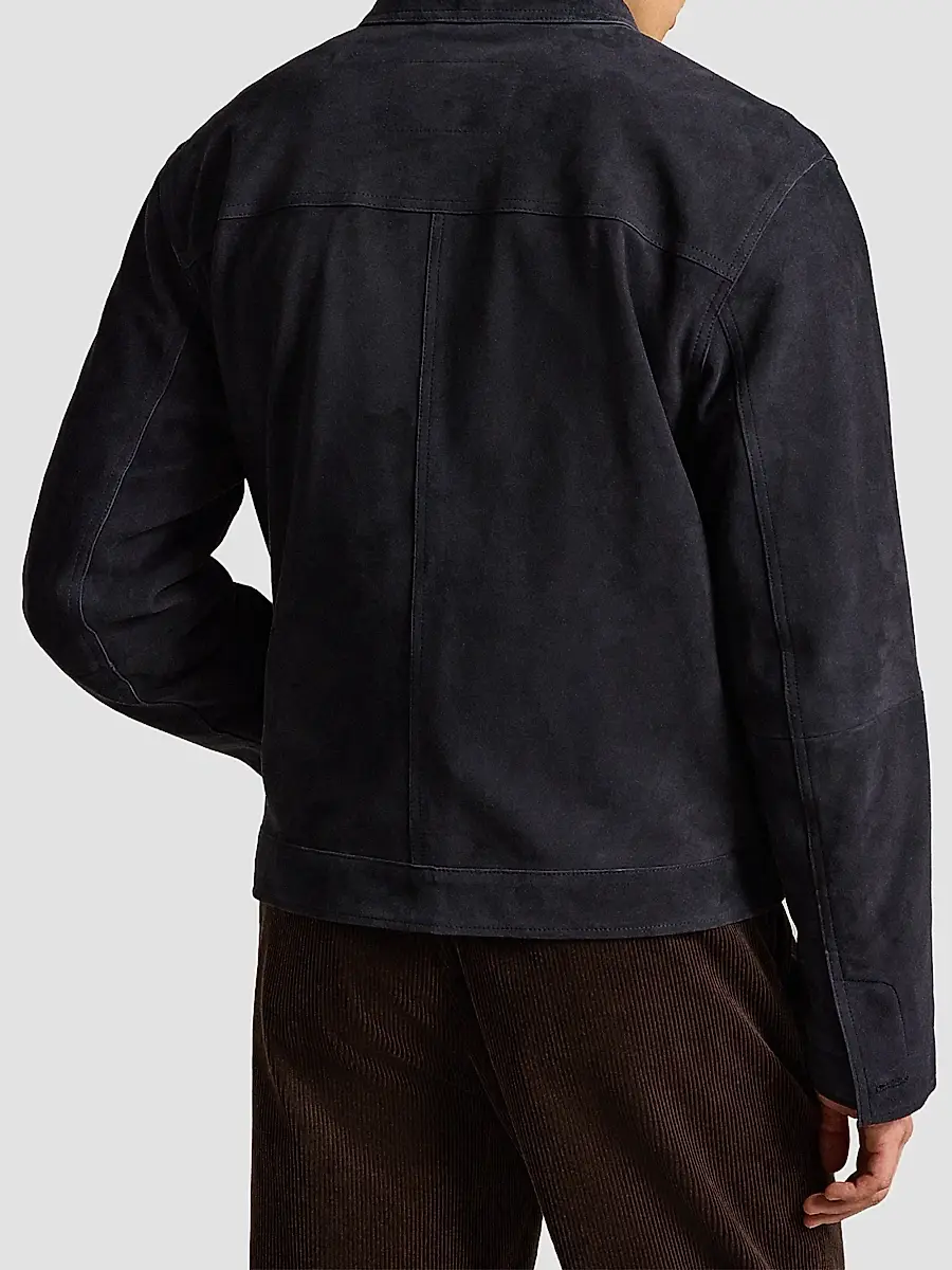 Polo Ralph Lauren Men's The Ashdale Suede Shacket | Thumbnail 3 Polo Ralph Lauren Men's The Ashdale Suede Shacket | Thumbnail 3