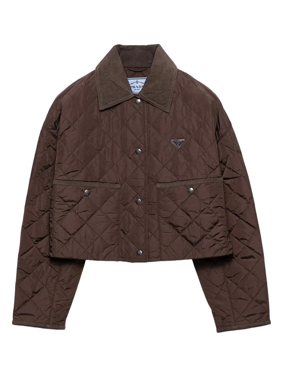 Women's Lightweight Nylon Cropped Blouson Jacket