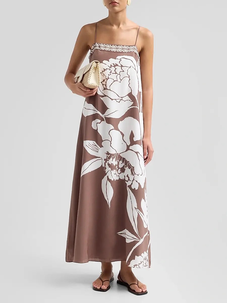 Lilly Pulitzer Women's Jesslyn Silk Maxi Slip Dress | Thumbnail 2 Lilly Pulitzer Women's Jesslyn Silk Maxi Slip Dress | Thumbnail 2