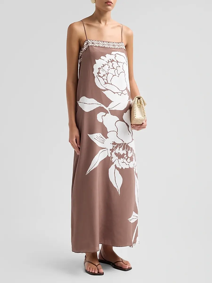 Lilly Pulitzer Women's Jesslyn Silk Maxi Slip Dress | Thumbnail 4 Lilly Pulitzer Women's Jesslyn Silk Maxi Slip Dress | Thumbnail 4