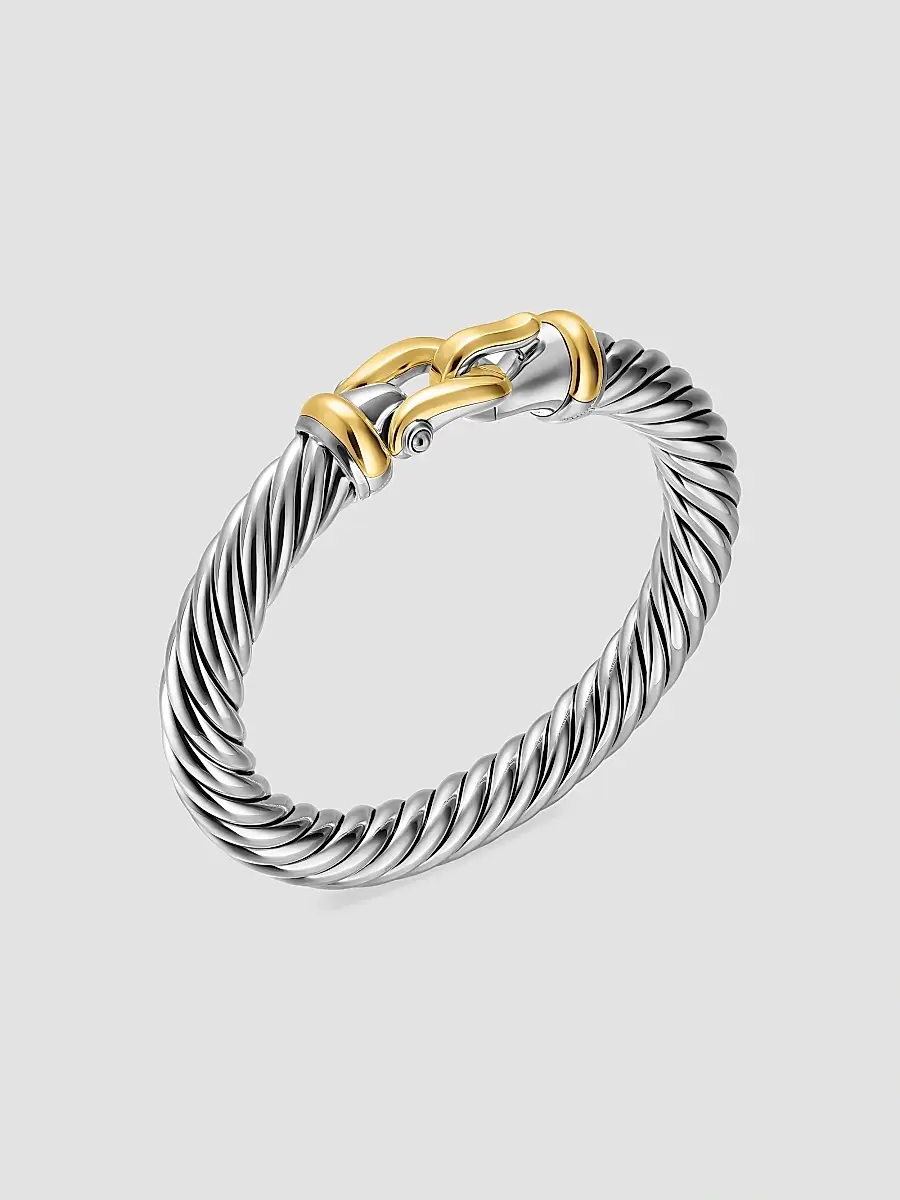 David Yurman Women's Cable Flex Buckle Bracelet in Sterling Silver - Silver | Thumbnail 2