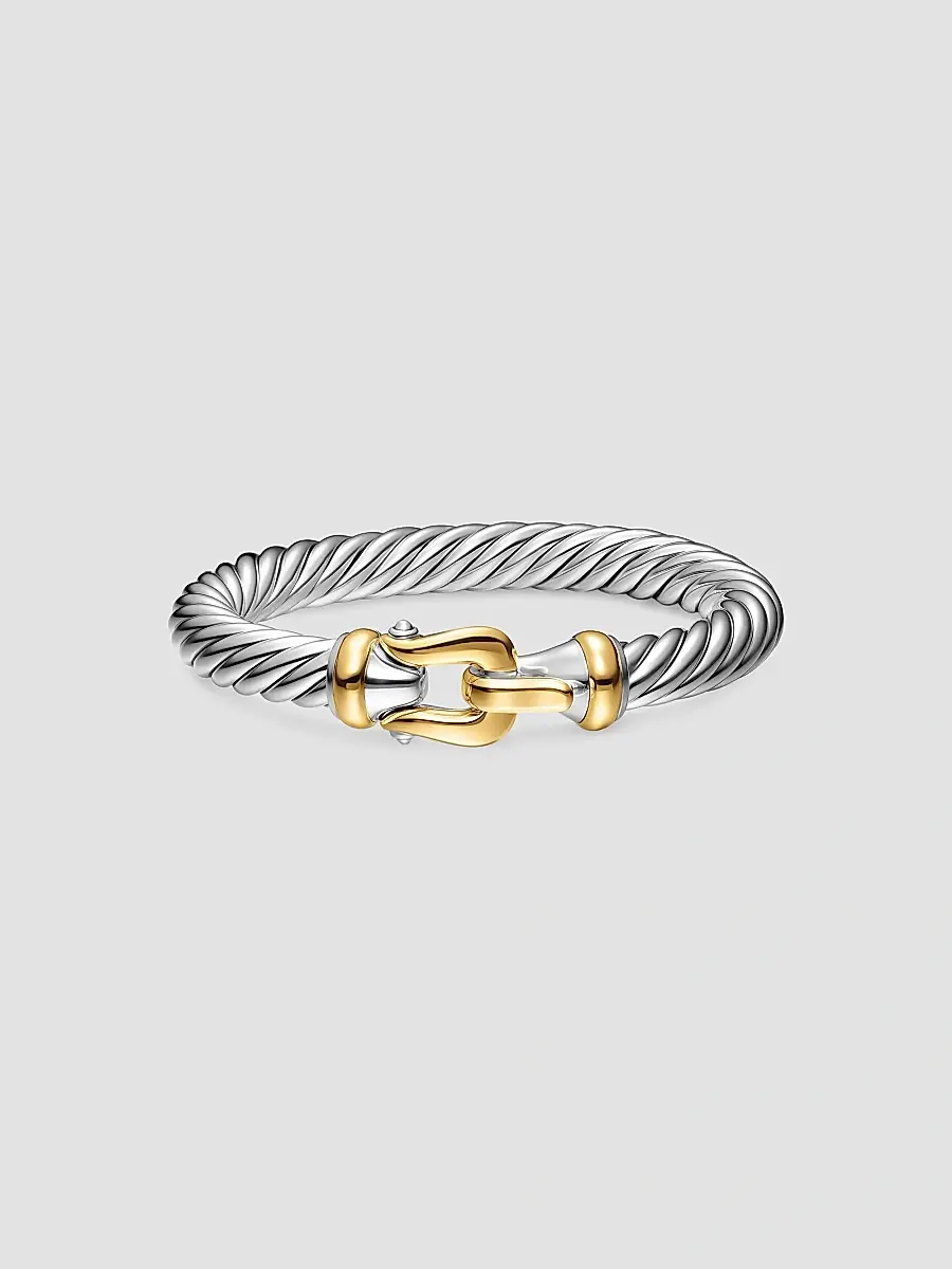 David Yurman Women's Cable Flex Buckle Bracelet in Sterling Silver - Silver | Thumbnail 3