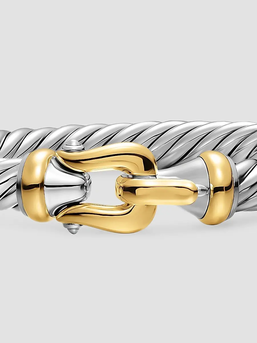 David Yurman Women's Cable Flex Buckle Bracelet in Sterling Silver - Silver | Thumbnail 5