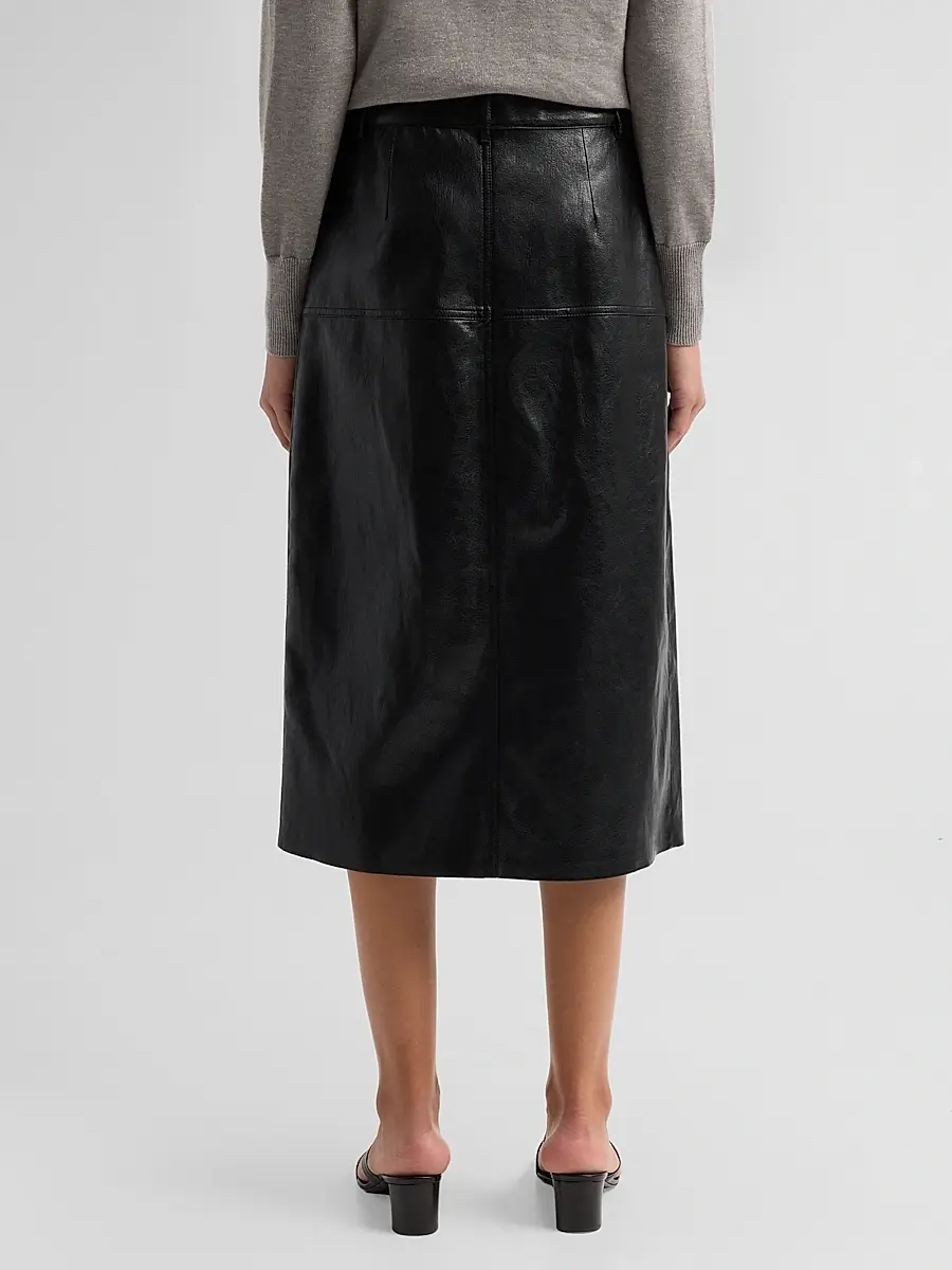 Kobi Halperin Women's Leslie Faux-Leather Pencil Skirt | Thumbnail 3 Kobi Halperin Women's Leslie Faux-Leather Pencil Skirt | Thumbnail 3