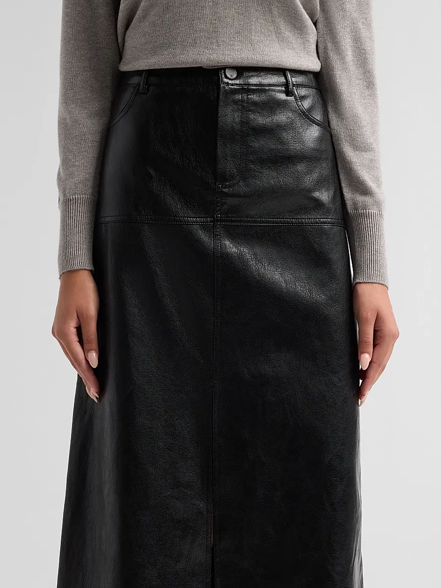 Kobi Halperin Women's Leslie Faux-Leather Pencil Skirt | Thumbnail 5 Kobi Halperin Women's Leslie Faux-Leather Pencil Skirt | Thumbnail 5