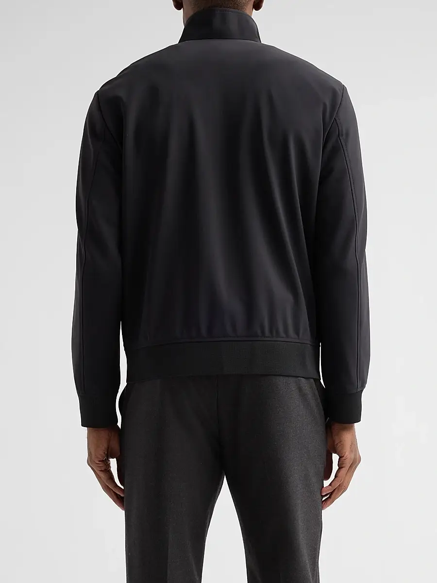 Theory Men's Precision Ponte Bomber Jacket | Thumbnail 3 Theory Men's Precision Ponte Bomber Jacket | Thumbnail 3