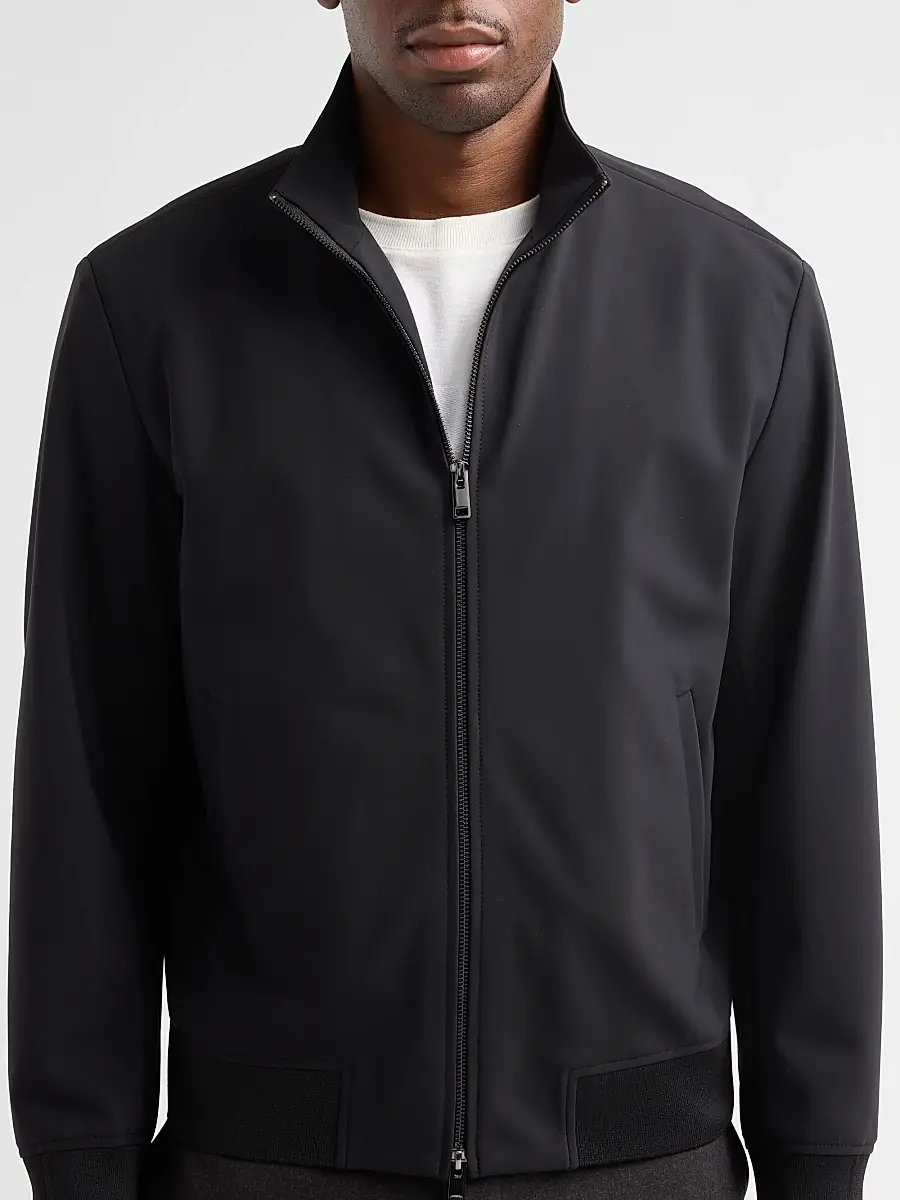 Theory Men's Precision Ponte Bomber Jacket | Thumbnail 5 Theory Men's Precision Ponte Bomber Jacket | Thumbnail 5