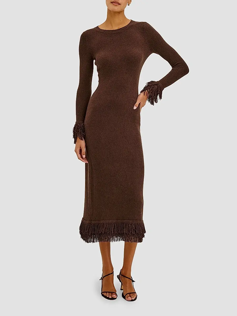 RAILS Women's Alejandra Silk-Blend Knit Midi Dress | Thumbnail 2 RAILS Women's Alejandra Silk-Blend Knit Midi Dress | Thumbnail 2
