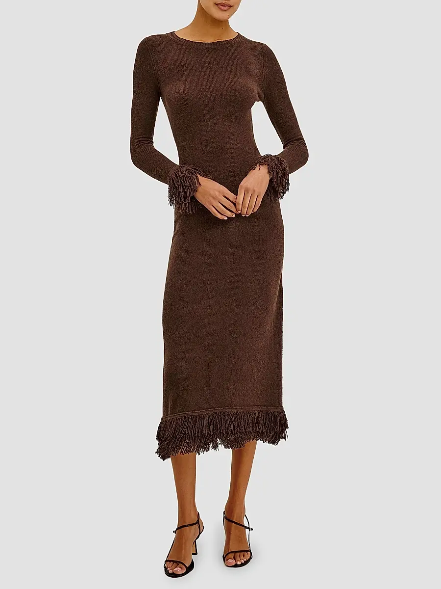 RAILS Women's Alejandra Silk-Blend Knit Midi Dress | Thumbnail 4 RAILS Women's Alejandra Silk-Blend Knit Midi Dress | Thumbnail 4