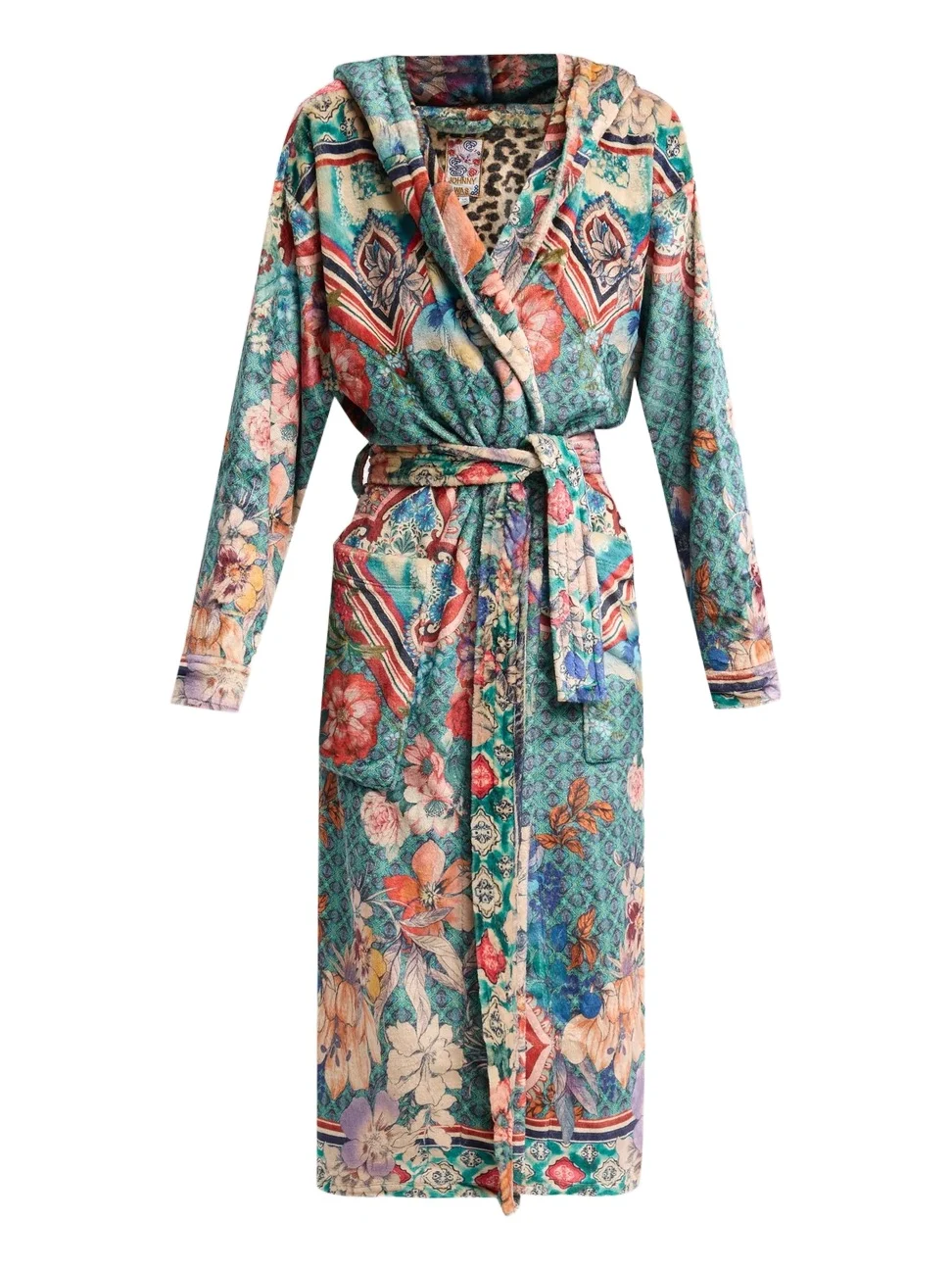Women's Cozy Lorette-Scarf Printed Robe Women's Cozy Lorette-Scarf Printed Robe