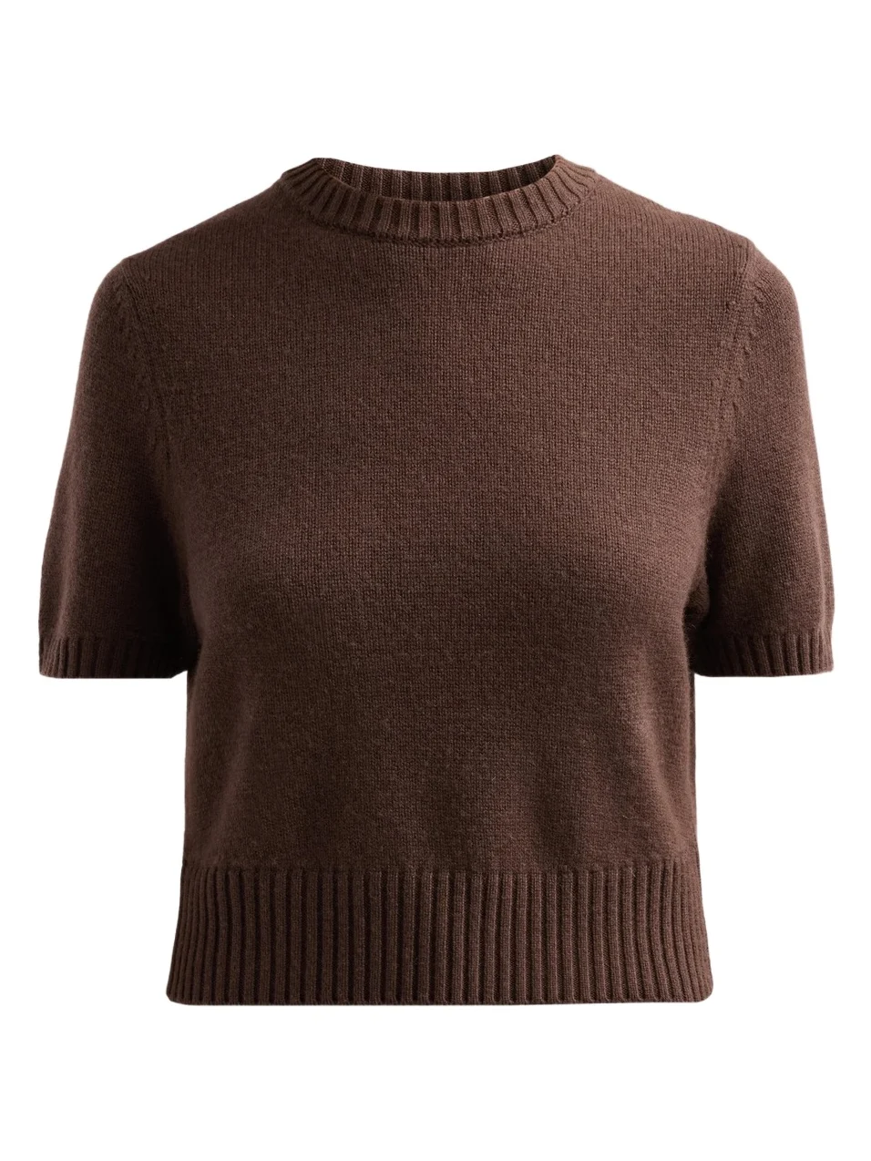 Women's Elsie Wool-Cashmere Short-Sleeve Sweater