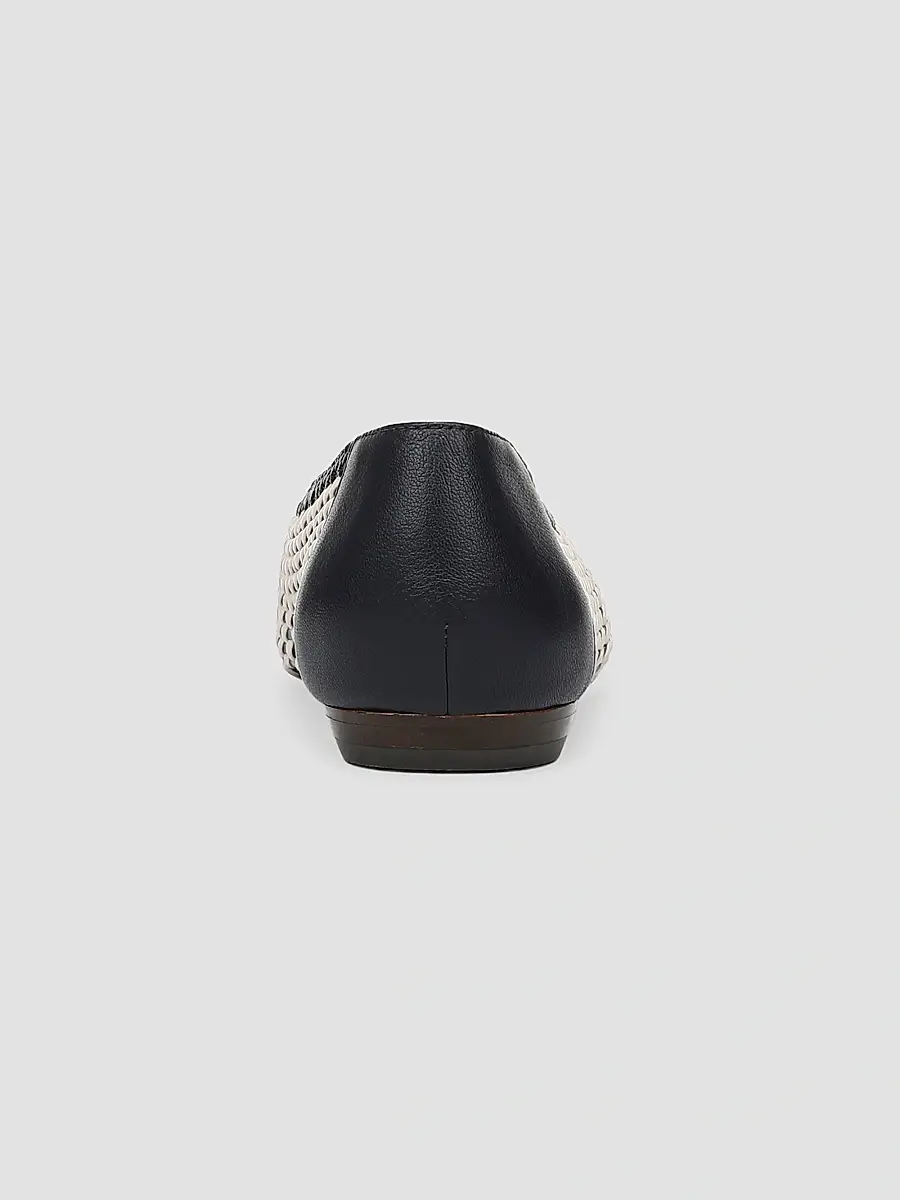 Veronica Beard Women's Bancroft Woven Leather Ballerina Flats | Thumbnail 3 Veronica Beard Women's Bancroft Woven Leather Ballerina Flats | Thumbnail 3