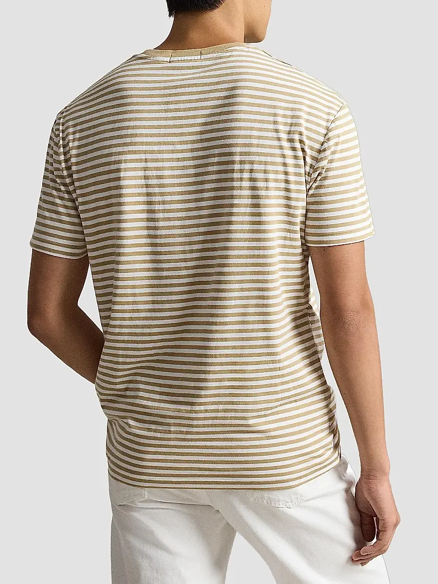 Polo Ralph Lauren Men's Classic-Fit Striped Jersey T-Shirt | Thumbnail 3 Polo Ralph Lauren Men's Classic-Fit Striped Jersey T-Shirt | Thumbnail 3