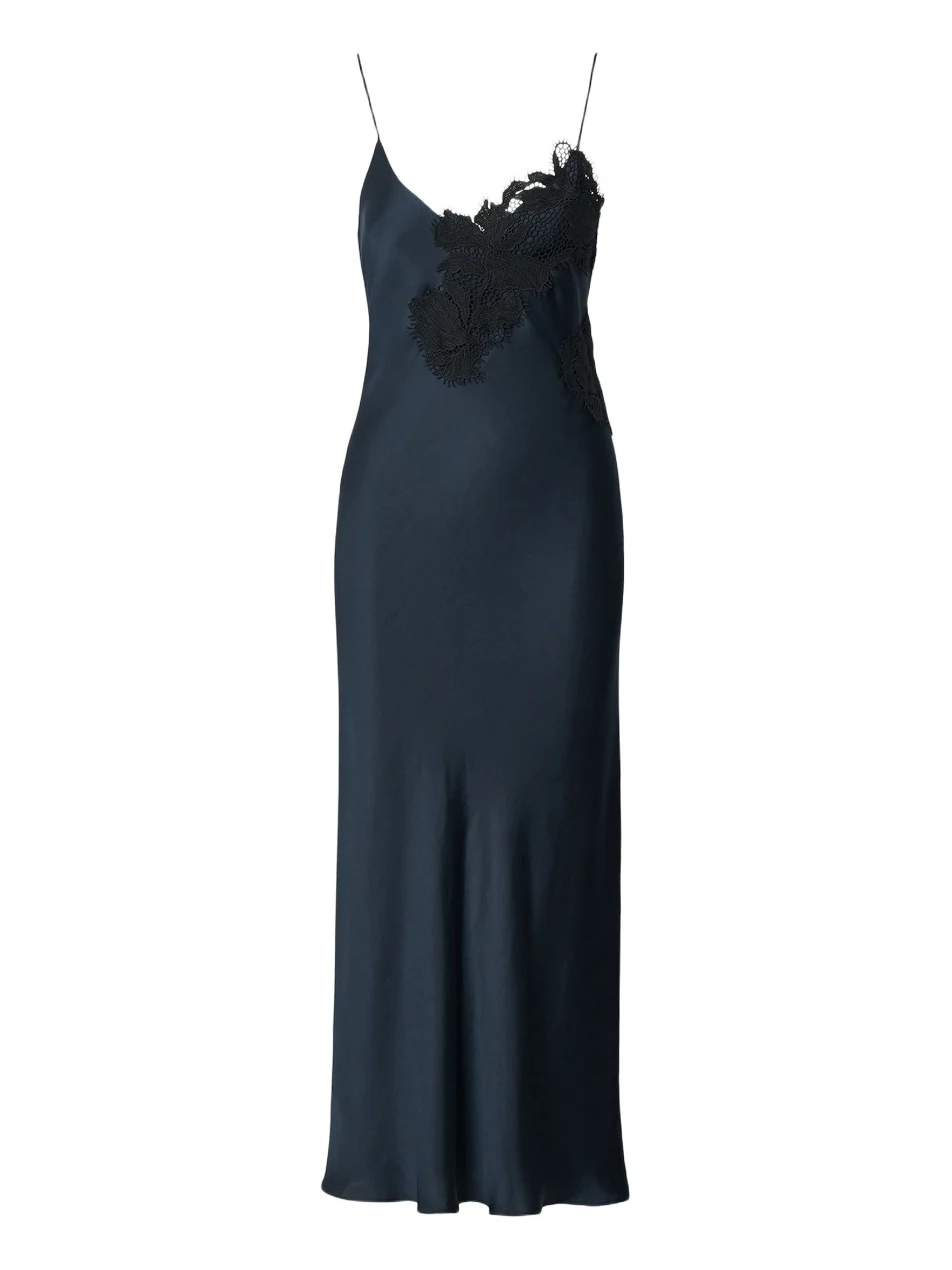 rag & bone Women's Ariana Satin Maxi Slipdress