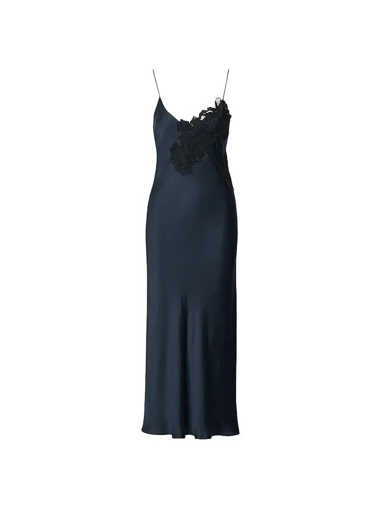 rag & bone Women's Ariana Satin Maxi Slipdress