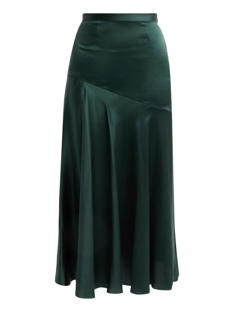 Women's Tess Silk Charmeuse Midi Skirt Women's Tess Silk Charmeuse Midi Skirt