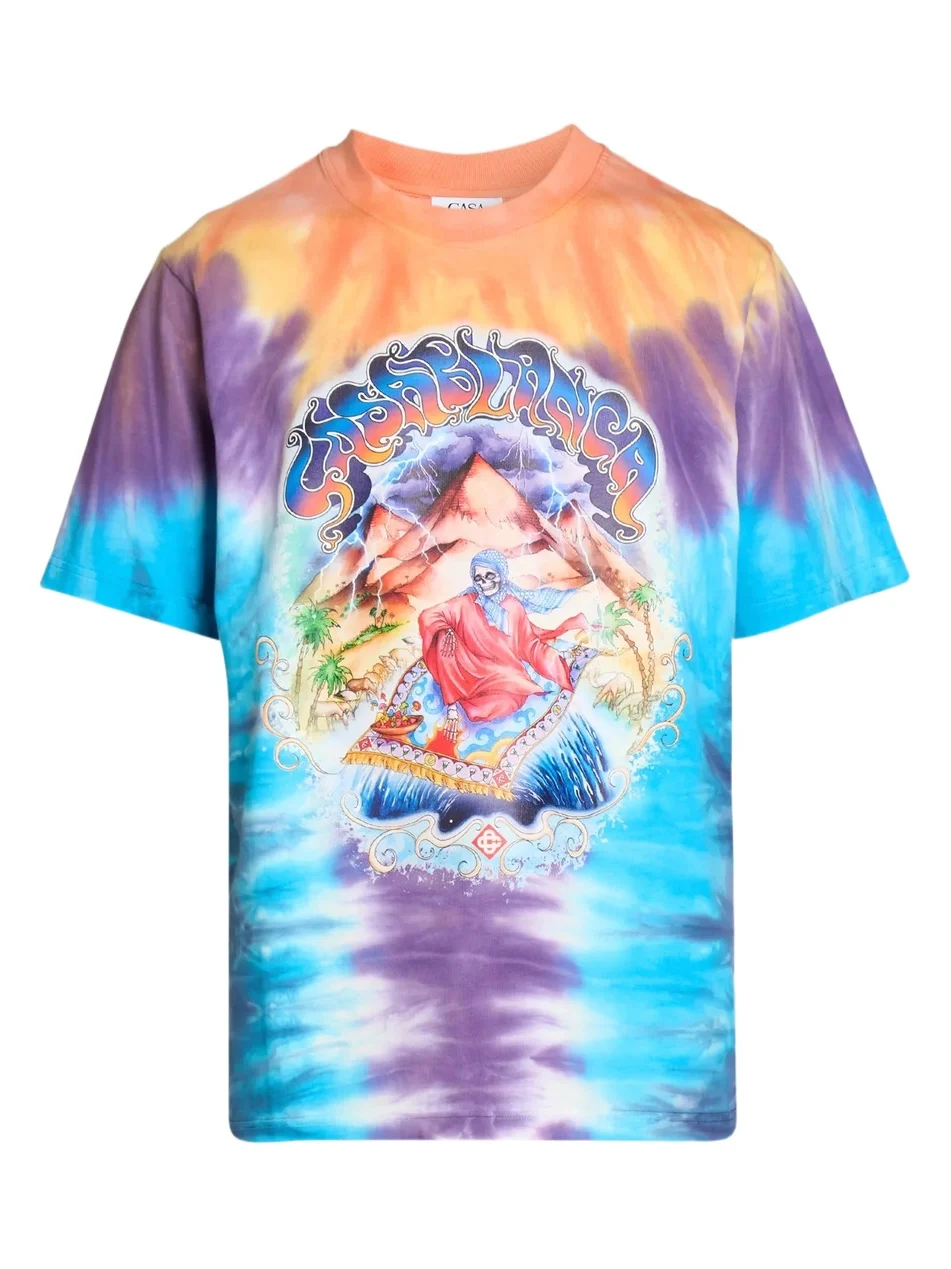 Casablanca Men's Eveil Ancestral Tie Dye T-Shirt