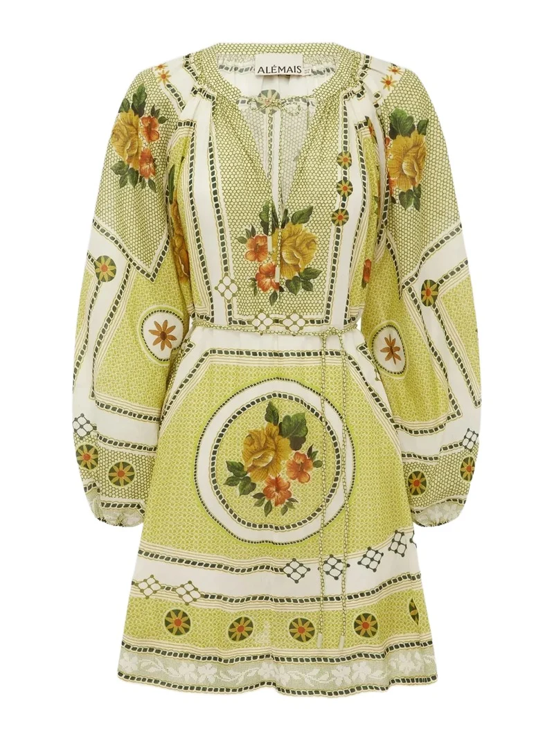 ALÉMAIS Women's Dixie Printed Mini Dress