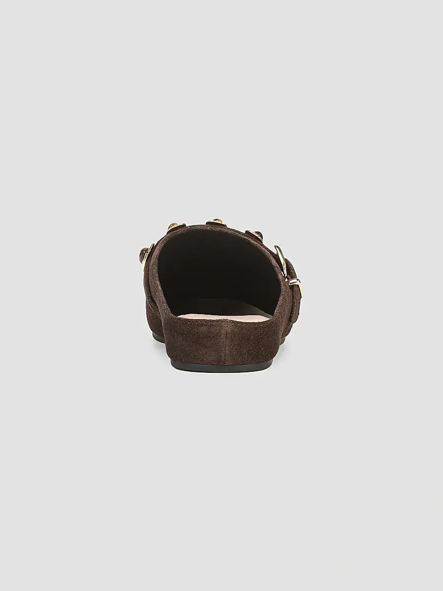 Veronica Beard Women's Narcisa Suede Mule Clogs | Thumbnail 3 Veronica Beard Women's Narcisa Suede Mule Clogs | Thumbnail 3