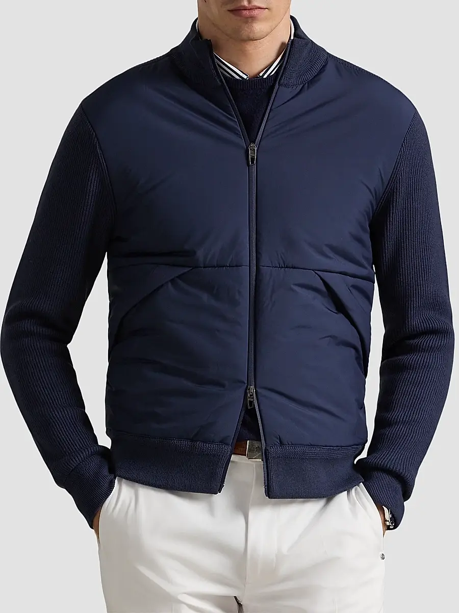 Polo Ralph Lauren Men's Performance Hybrid Full-Zip Sweater | Thumbnail 4 Polo Ralph Lauren Men's Performance Hybrid Full-Zip Sweater | Thumbnail 4