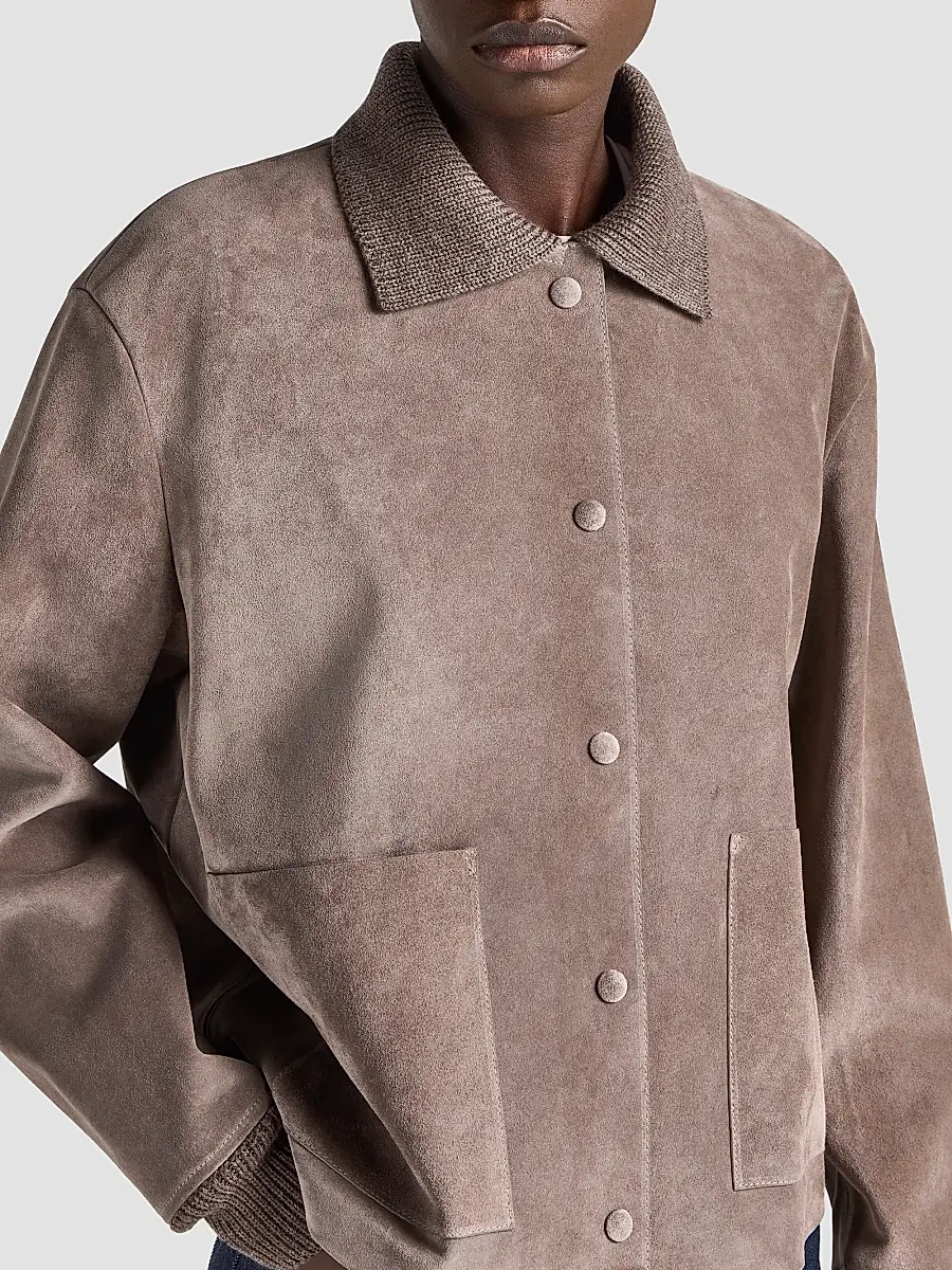 JW Anderson Women's Suede Jacket | Thumbnail 2 JW Anderson Women's Suede Jacket | Thumbnail 2