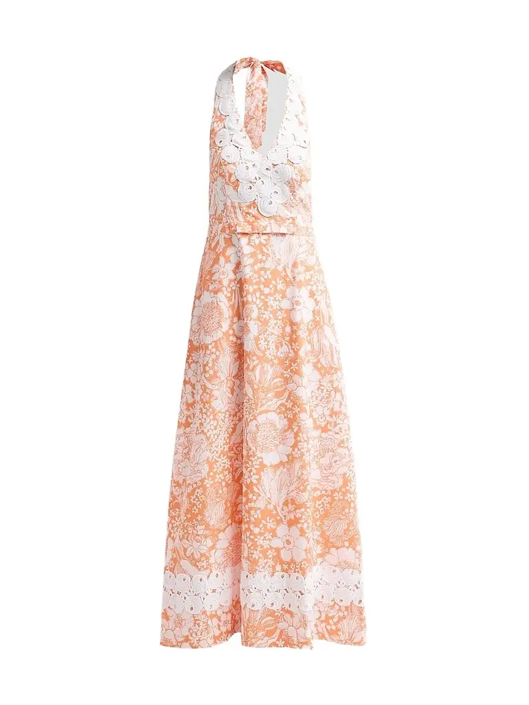 Lilly Pulitzer Women's Belinda Budding Romance Print Maxi Dress