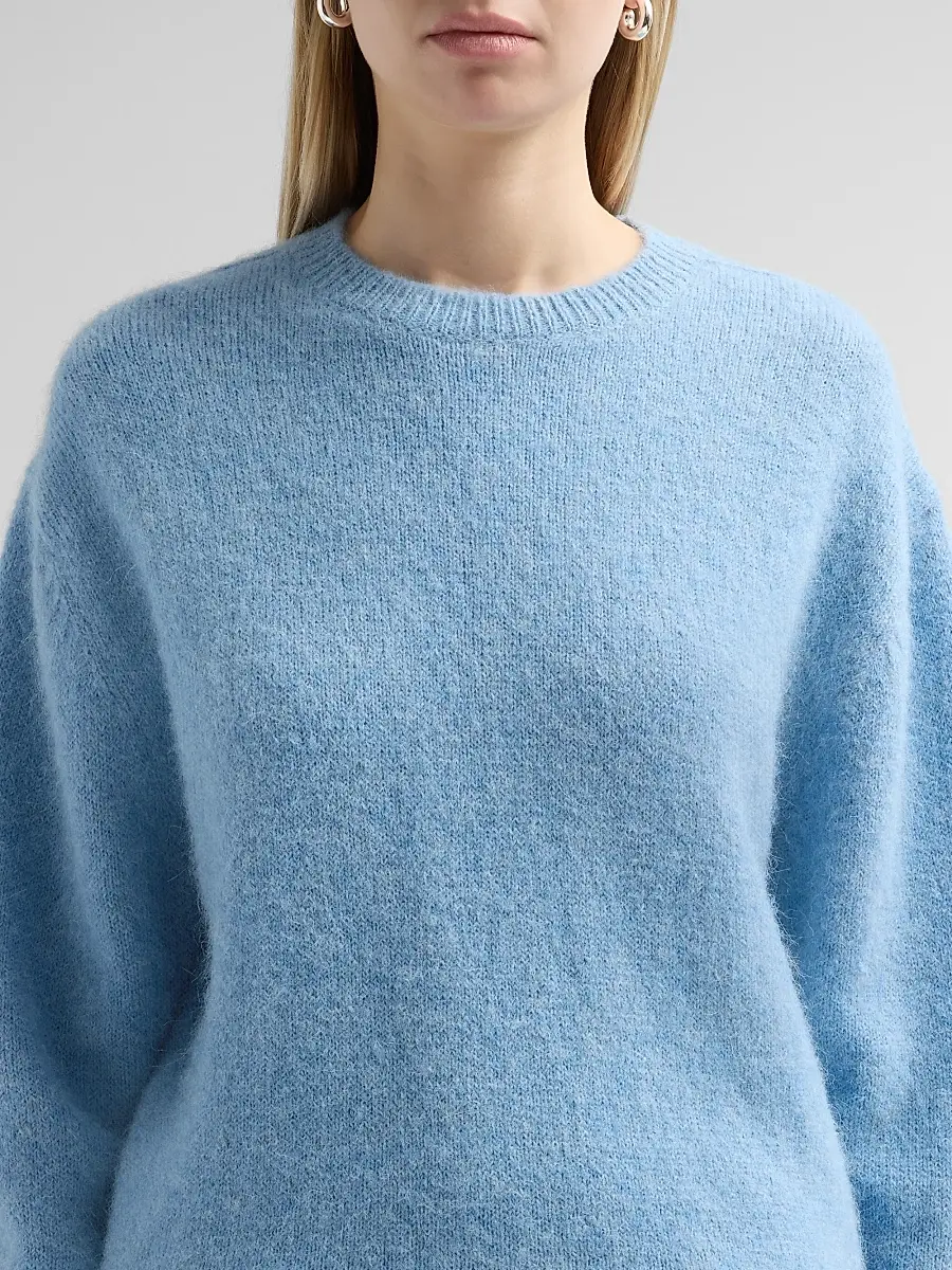 TOTEME Women's Classic Alpaca Crewneck Sweater | Thumbnail 5