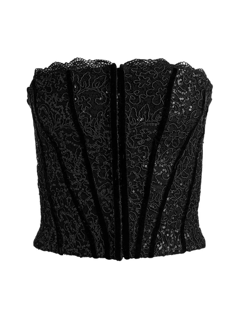 Women's Cosette Sequined Strapless Corset Women's Cosette Sequined Strapless Corset