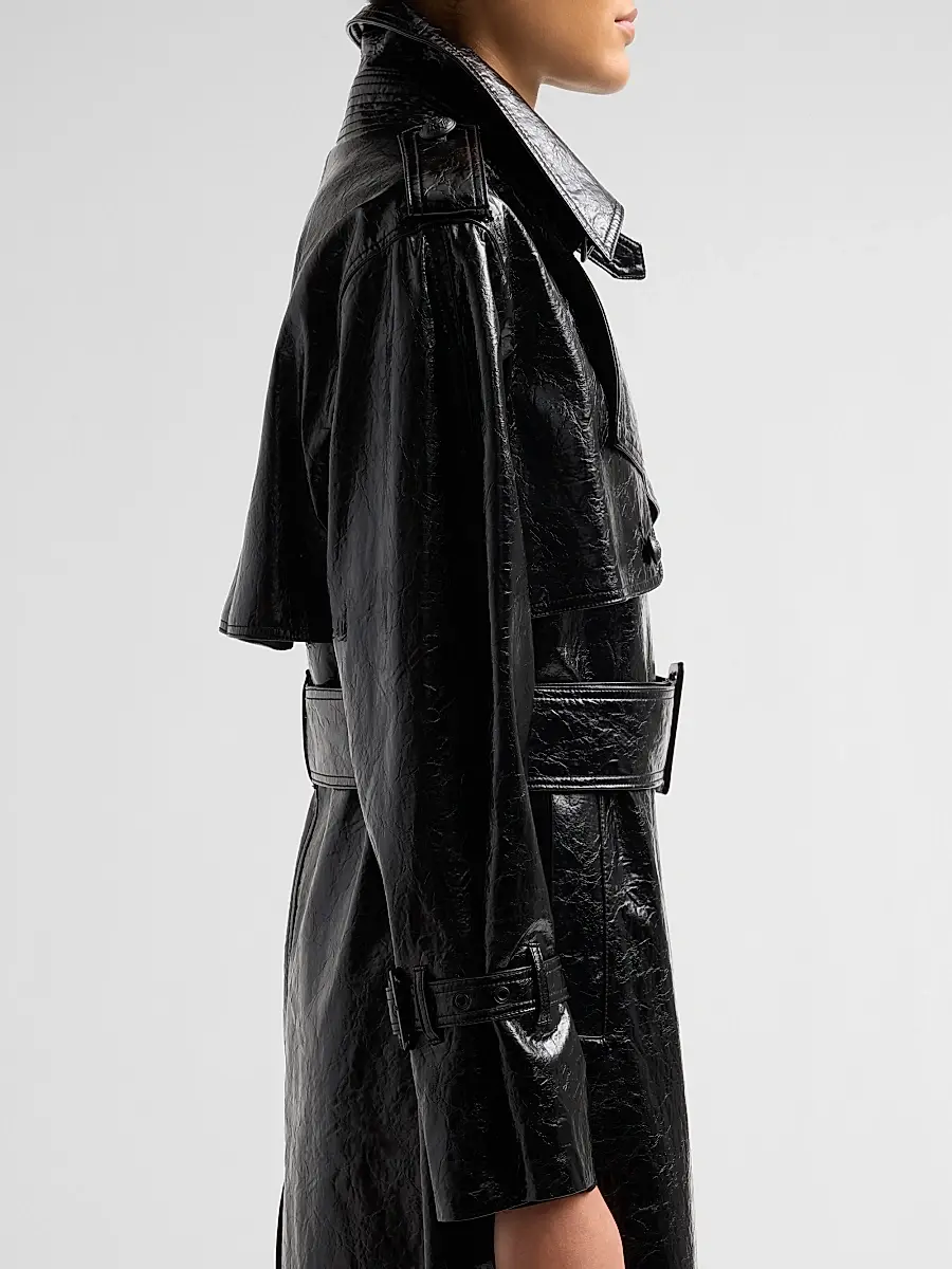 Kobi Halperin Women's Rose Coated Longline Coat | Thumbnail 5