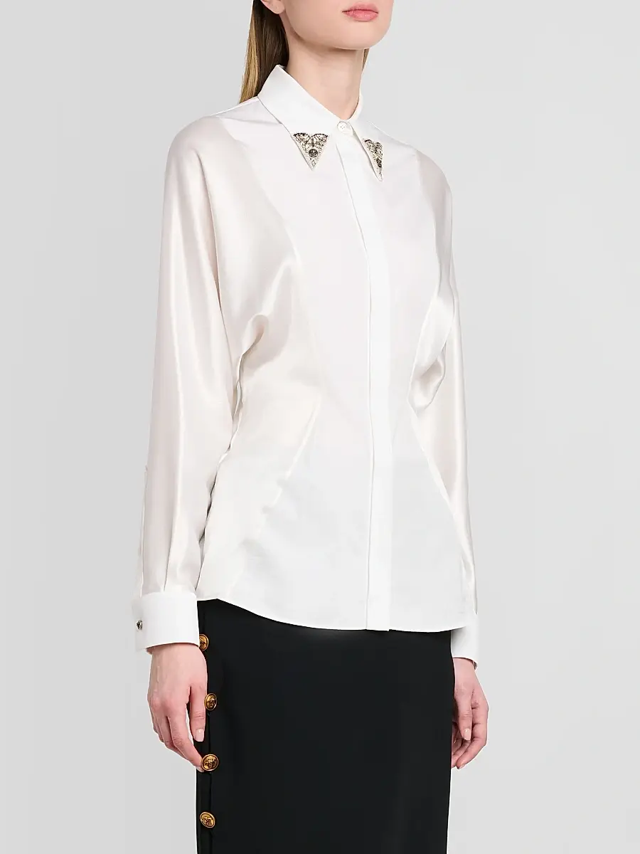 Versace Women's Informal Poplin Shirt | Thumbnail 4 Versace Women's Informal Poplin Shirt | Thumbnail 4