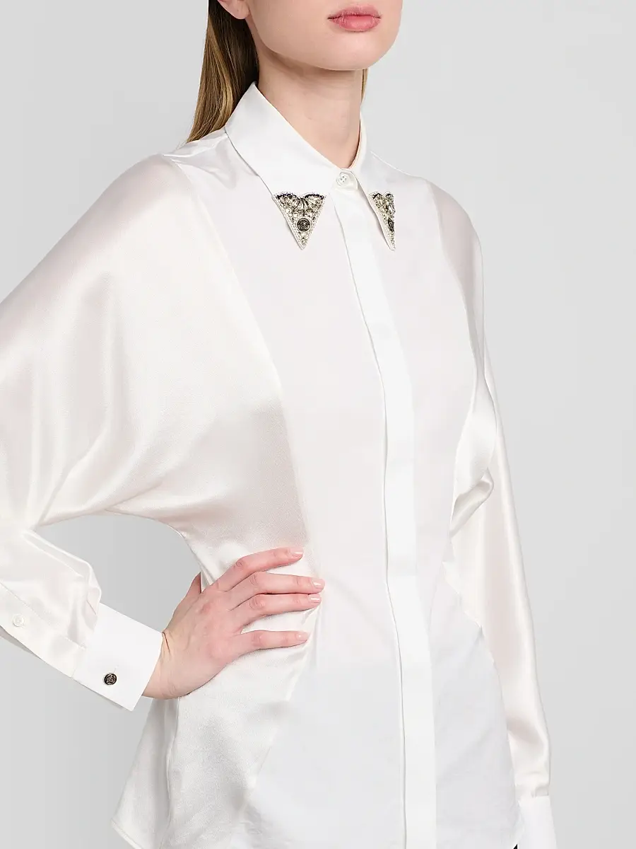 Versace Women's Informal Poplin Shirt | Thumbnail 5 Versace Women's Informal Poplin Shirt | Thumbnail 5