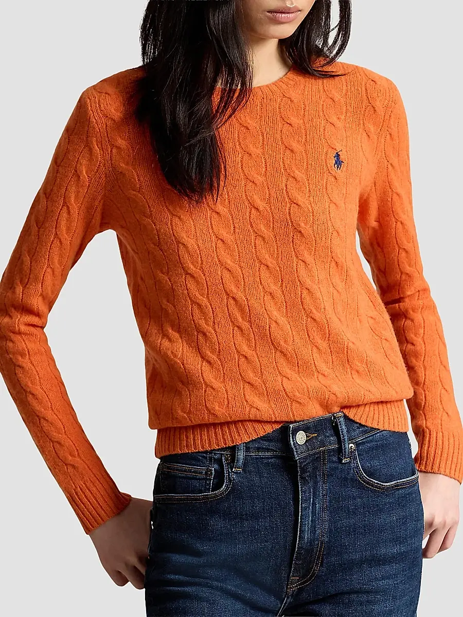 Polo Ralph Lauren Women's Wool-Cashmere Cable-Knit Sweater | Thumbnail 4