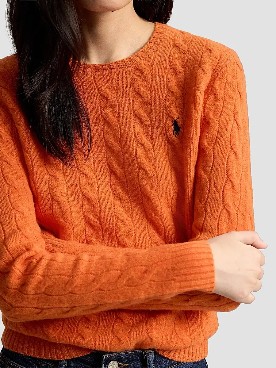 Polo Ralph Lauren Women's Wool-Cashmere Cable-Knit Sweater | Thumbnail 5