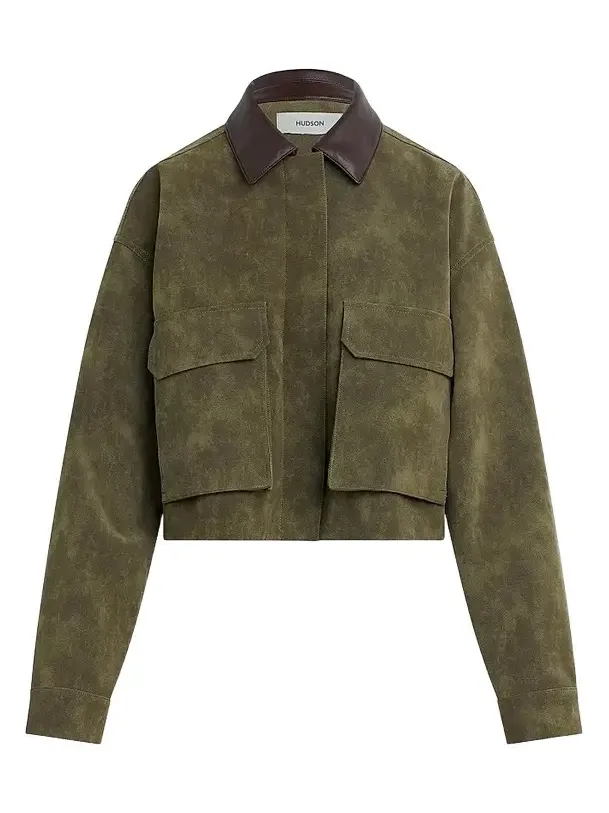 Hudson Jeans Women's Faux Suede Chore Jacket