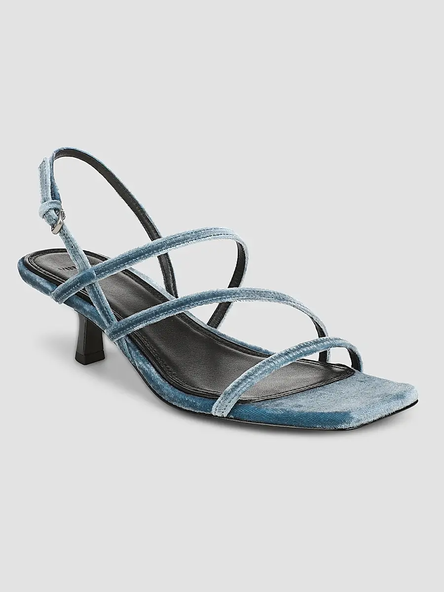 Vince Women's Tania 45MM Velvet Slingback Sandals | Thumbnail 2 Vince Women's Tania 45MM Velvet Slingback Sandals | Thumbnail 2