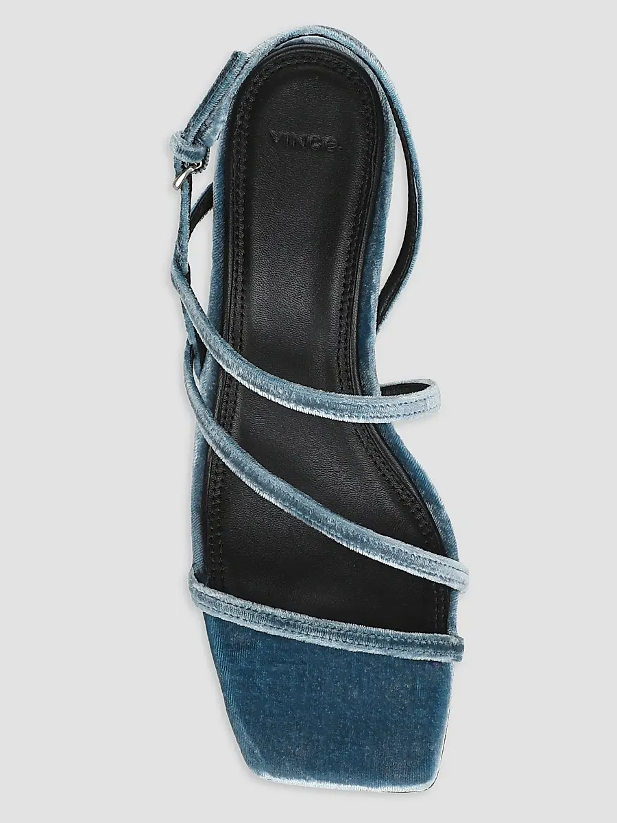 Vince Women's Tania 45MM Velvet Slingback Sandals | Thumbnail 4 Vince Women's Tania 45MM Velvet Slingback Sandals | Thumbnail 4