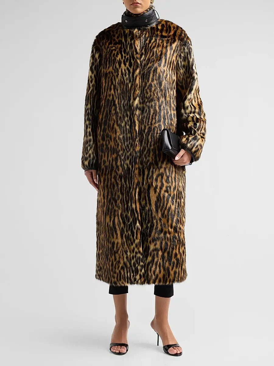 Et Ochs Women's Vonn Leopard-Print Faux-Fur Coat | Thumbnail 2 Et Ochs Women's Vonn Leopard-Print Faux-Fur Coat | Thumbnail 2