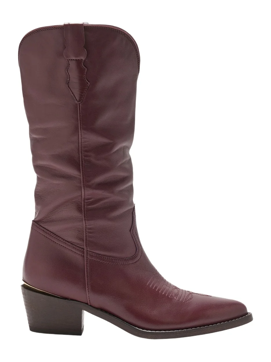 Partlow Women's Courtney 55MM Slouch Cowboy Boots