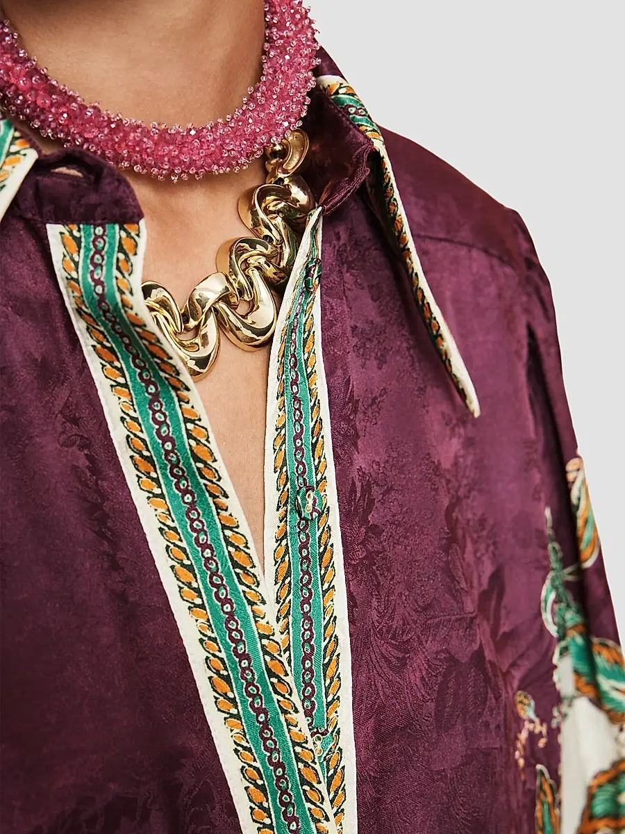 ALÉMAIS Women's Ruthie Paisley Shirt | Thumbnail 5 ALÉMAIS Women's Ruthie Paisley Shirt | Thumbnail 5