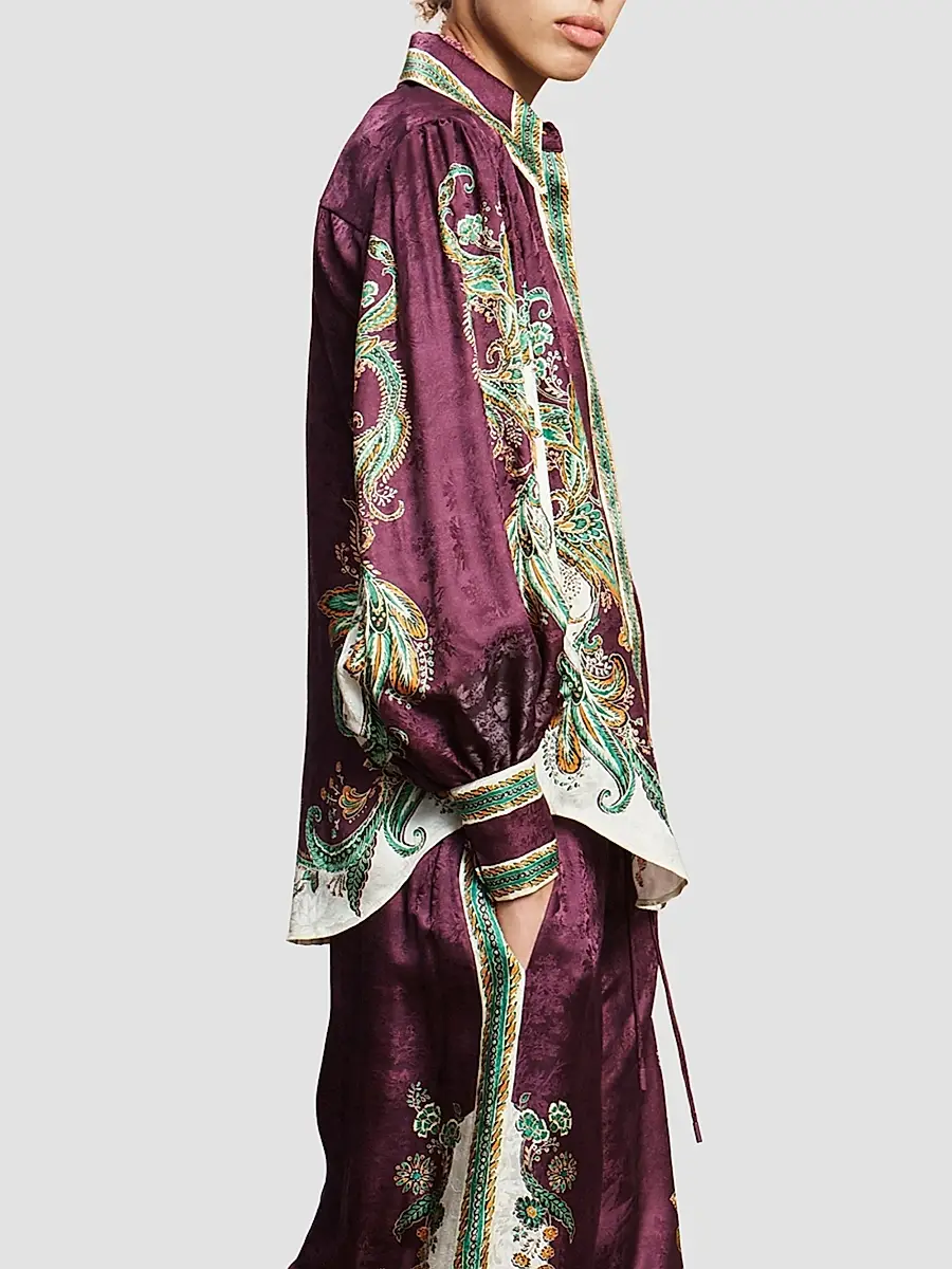 ALÉMAIS Women's Ruthie Paisley Shirt | Thumbnail 6 ALÉMAIS Women's Ruthie Paisley Shirt | Thumbnail 6