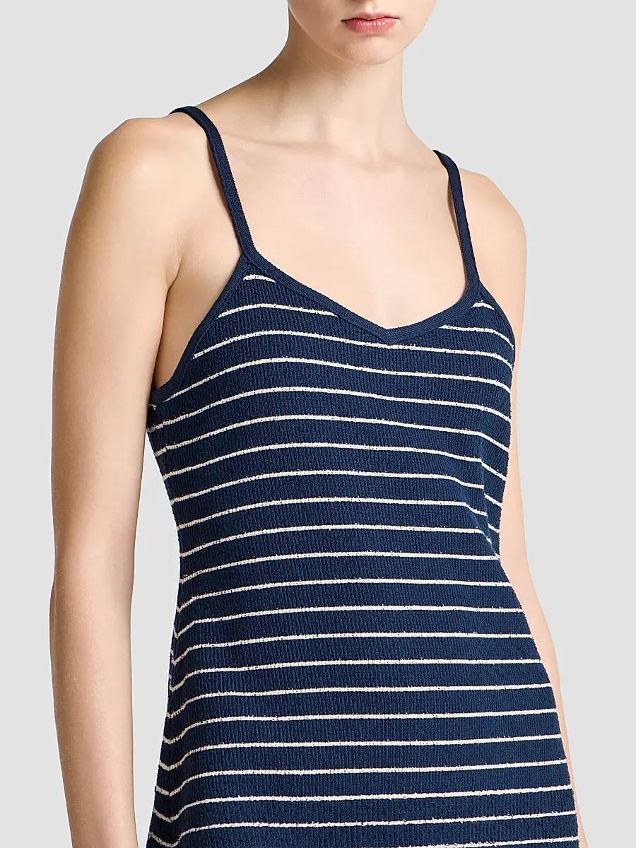 JW Anderson Women's Striped Cotton-Blend A-Line Mini Dress | Thumbnail 3 JW Anderson Women's Striped Cotton-Blend A-Line Mini Dress | Thumbnail 3