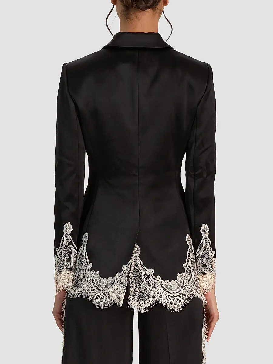 Alice + Olivia Women's Breann Floral-Embroidered Blazer | Thumbnail 2 Alice + Olivia Women's Breann Floral-Embroidered Blazer | Thumbnail 2
