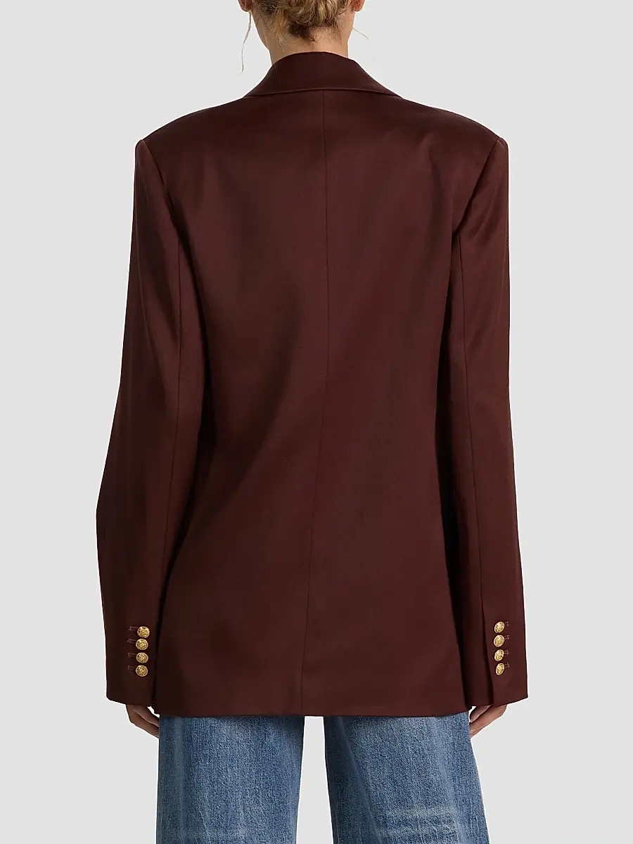 Alice + Olivia Women's Ronan Stretch-Wool Oversized Boxy Blazer | Thumbnail 3 Alice + Olivia Women's Ronan Stretch-Wool Oversized Boxy Blazer | Thumbnail 3