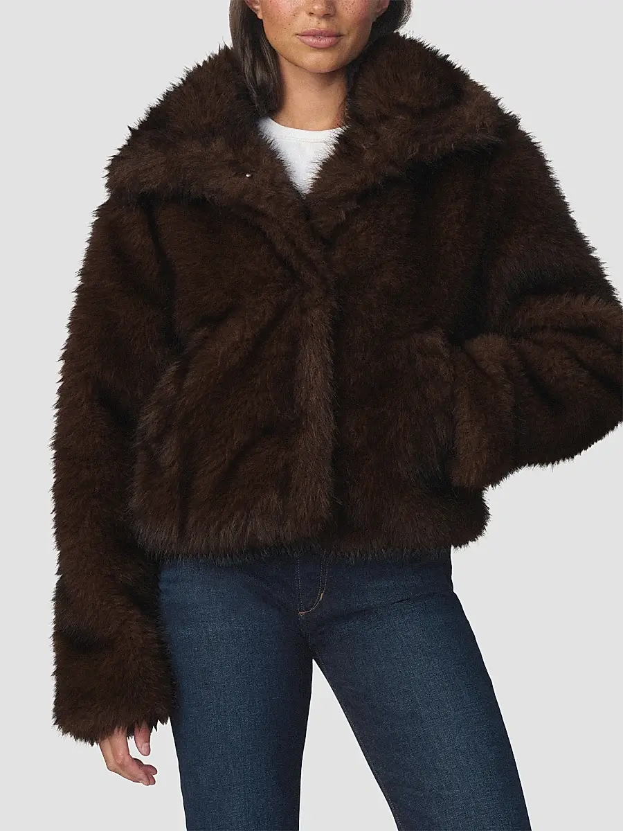 Joe's Jeans Women's The Cozy Faux Fur Jacket | Thumbnail 4 Joe's Jeans Women's The Cozy Faux Fur Jacket | Thumbnail 4