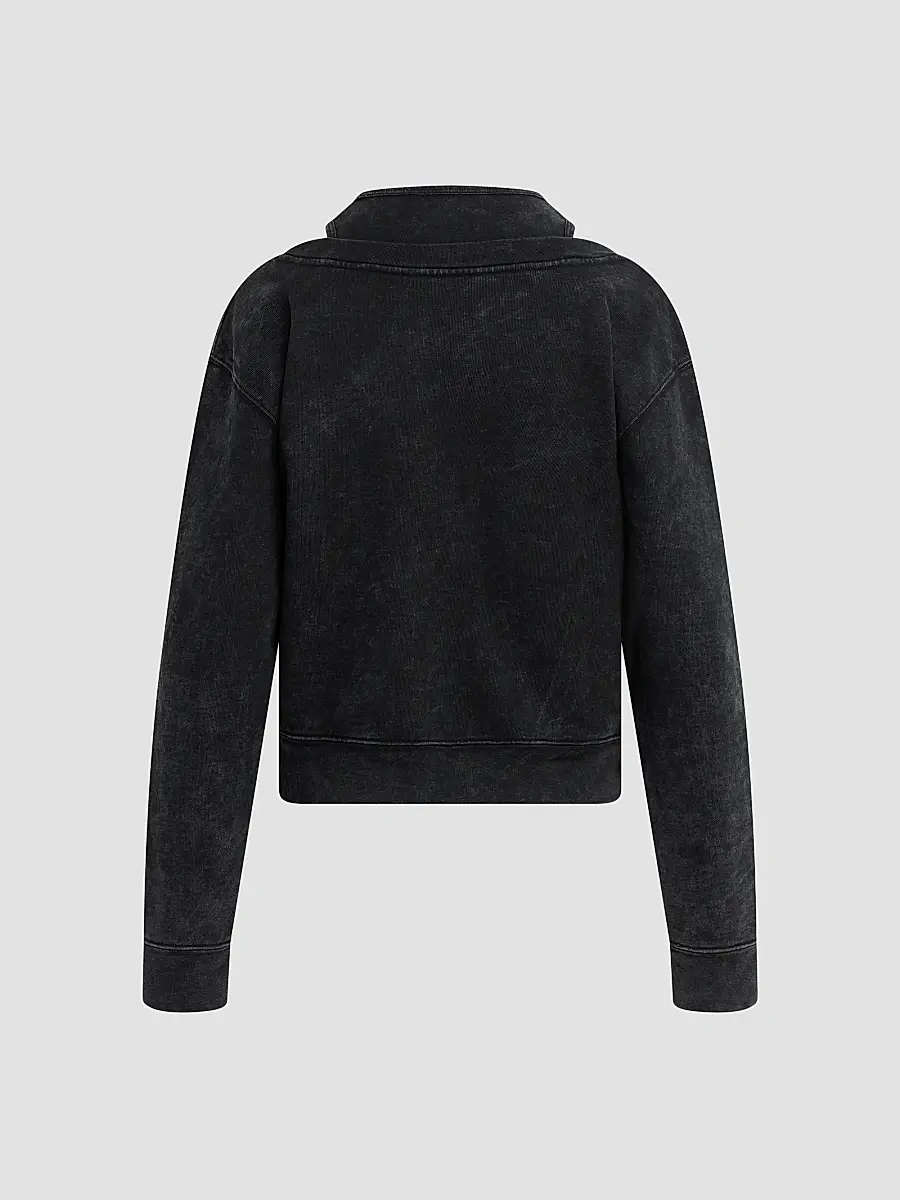 Hudson Jeans Women's Lolo Layered Sweatshirt | Thumbnail 7 Hudson Jeans Women's Lolo Layered Sweatshirt | Thumbnail 7